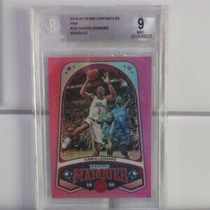2019 PANINI CHRONICLES PINK #250 KAWHI LEONARD MARQUEE MINT 9